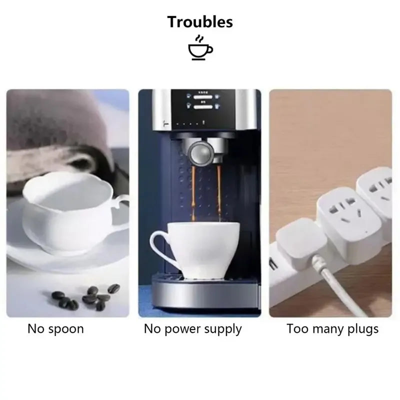 Electric Coffee Mug USB Rechargeable Automatic Magnetic Cup IP67 Waterproof Food-Safe Stainless Steel For Juice Tea Milksha Kitchen Gadgets