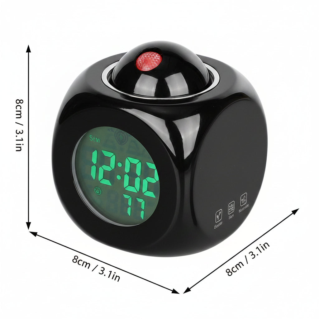 LCD Projection Alarm Clock